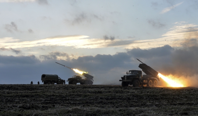 Боевики из "Градов" обстреляли позиции сил АТО на Донбассе