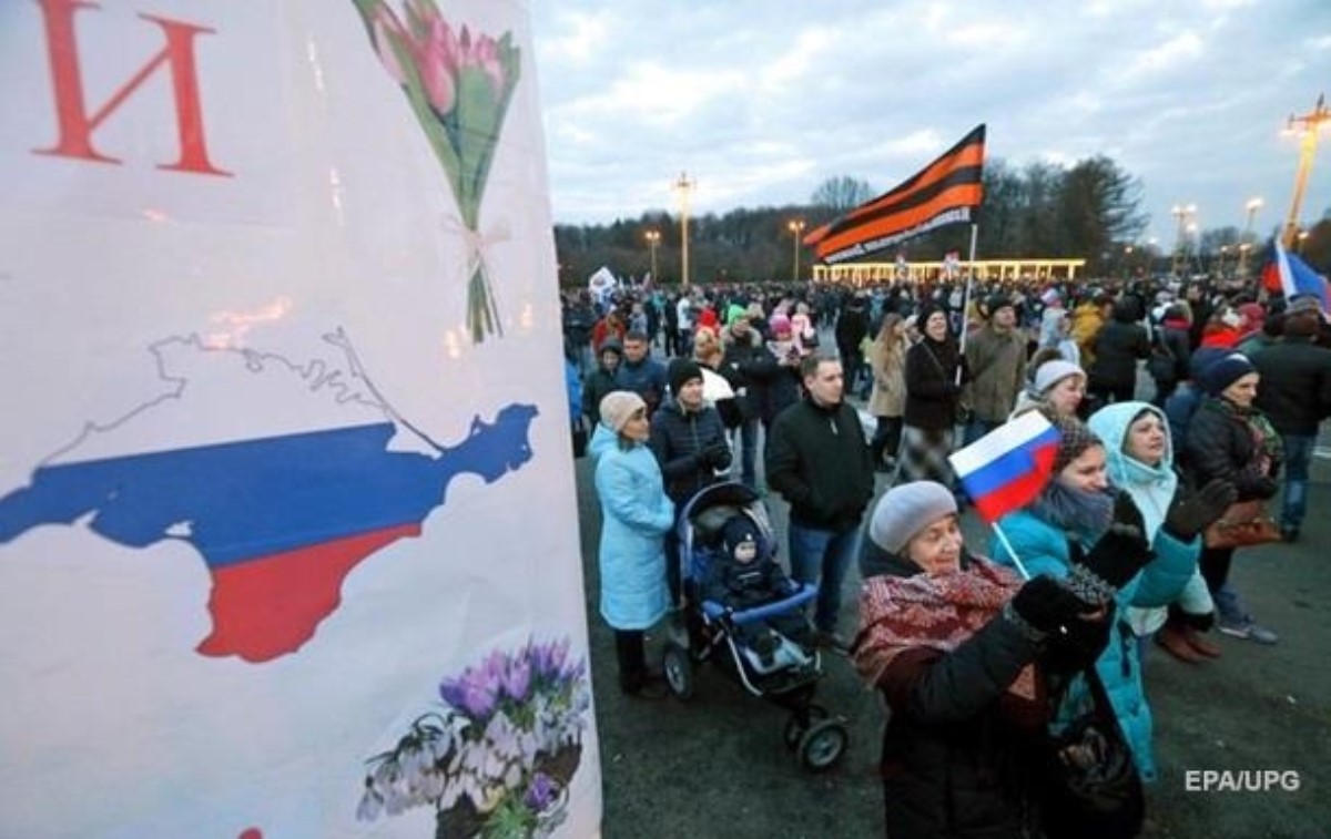 В России стало меньше сторонников оккупации Крыма