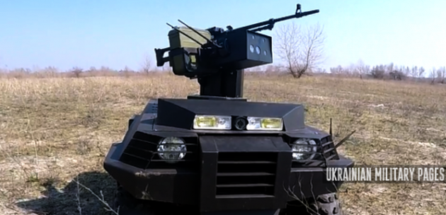 В Украине испытали новый наземный беспилотник Ласка