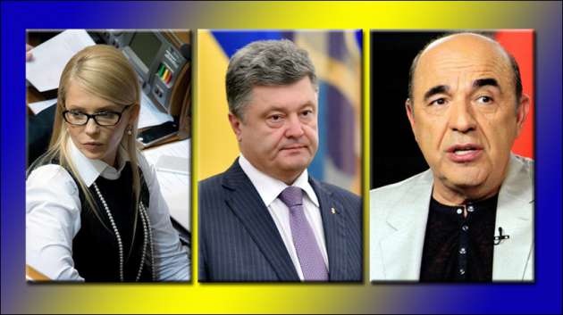 Украинцы выбрали президентскую тройку: Рабинович, Тимошенко, Порошенко