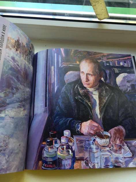 Путин и ходоки: "скрепная" художница повеселила картинами о Донбассе