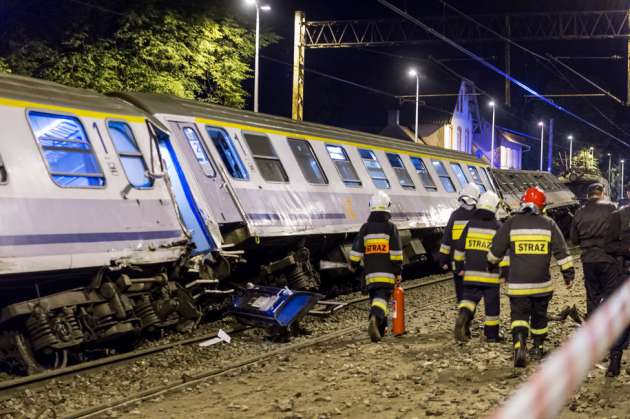 В Польше столкнулись два поезда, десятки раненных