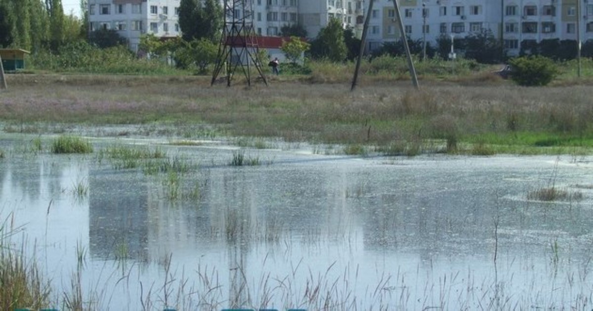 В Крыму появилось огромное фекальное озеро