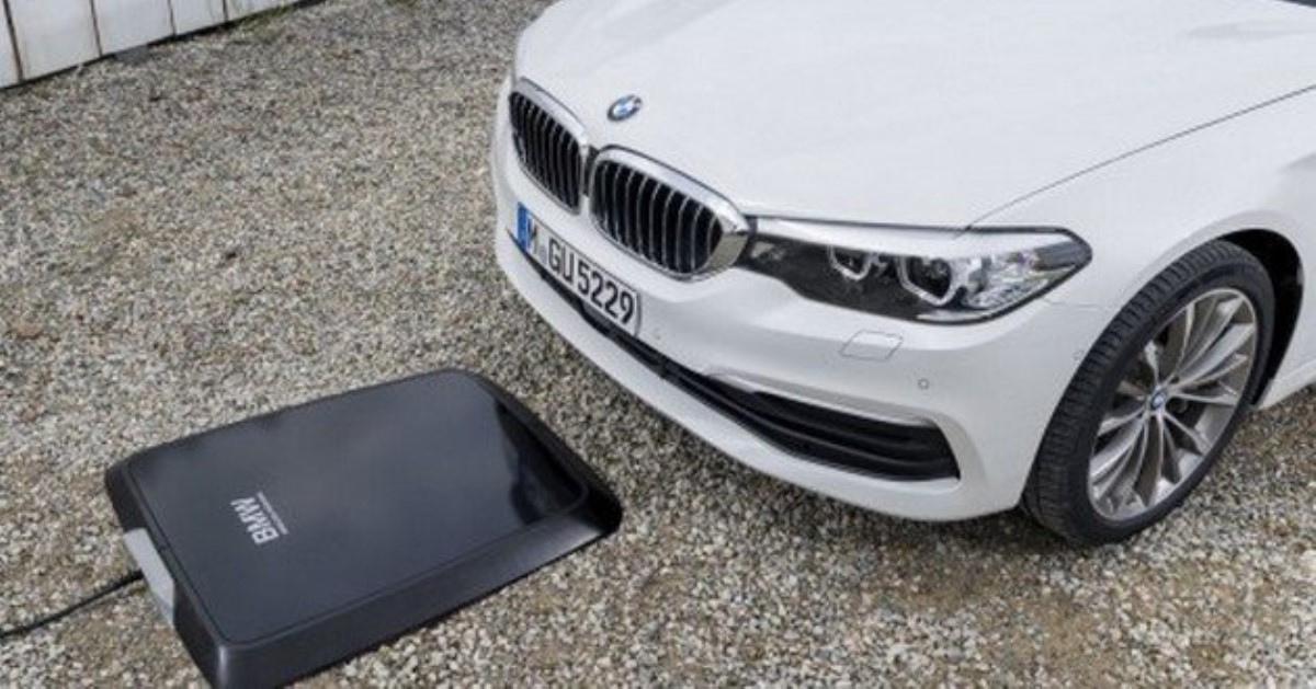 BMW выпустит беспроводную зарядную станцию для автомобилей