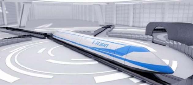В Китае проектируют поезд, способный разгоняться до 4000 километров в час