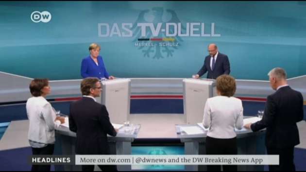 Теледебаты Меркель – Шульц: назван победитель