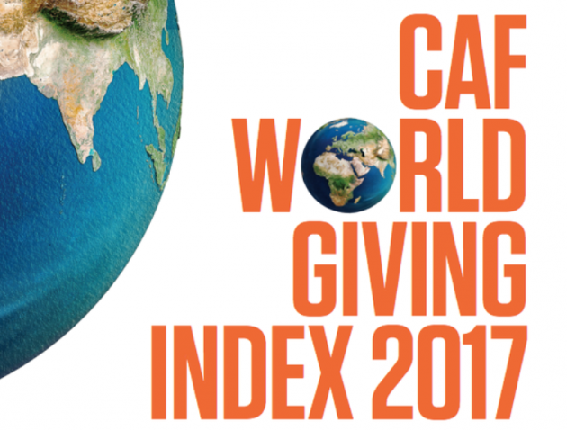 Украина улучшила показатели в мировом рейтинге благотворительности