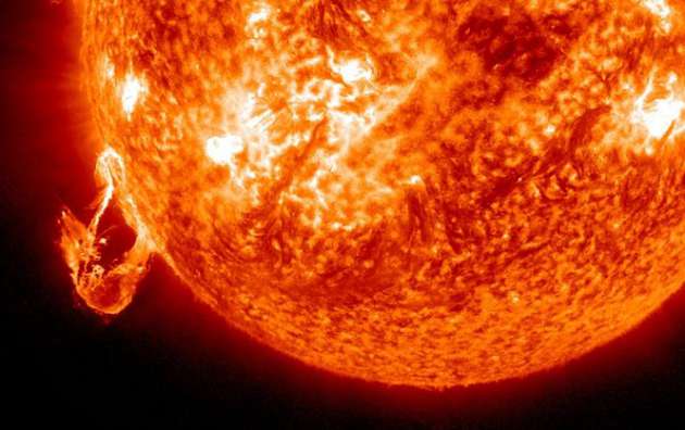 На Солнце произошла самая мощная вспышка за 10 лет
