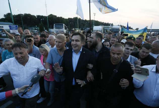 "Это тяжелая статья": Аваков прокомментировал прорыв Саакашвили через границу