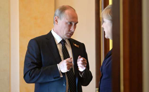 The Times: Путин предложит Меркель сделку по Украине