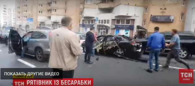 "Такого я еще не видел": журналисты нашли мужчину, спасшего ребенка из взорванного в Киеве авто