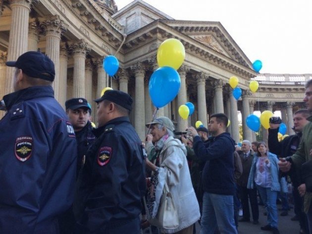В России проходит митинг против войны с Украиной