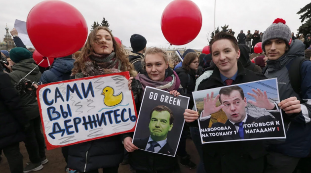 В России назревает революция: 80 городов выходят на протест