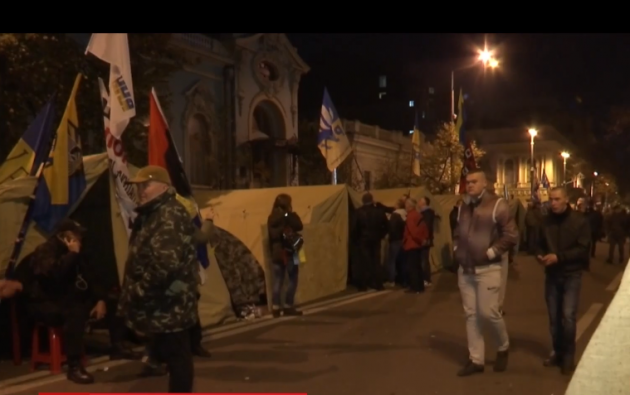 Митинги в Киеве: как прошла ночь под Радой