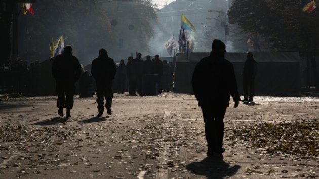 "Михомайдан": стало известно о новом столкновении протестующих и полиции