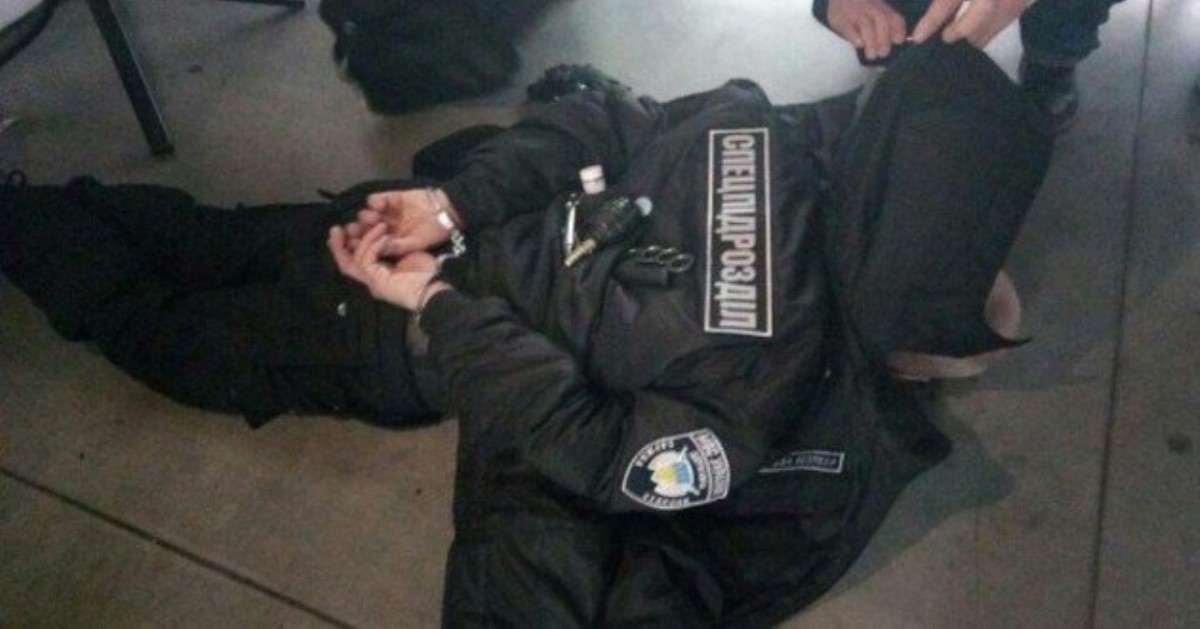 В Киеве поймали российского диверсанта в форме Нацполиции