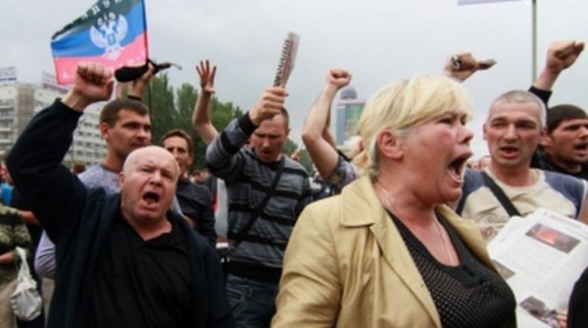 На оккупированном Донбассе поиздевались над русским языком