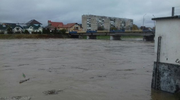 На Закарпатье рекордное наводнение