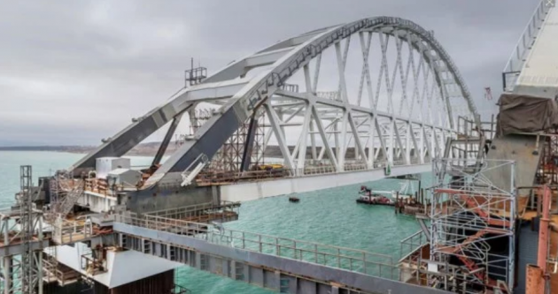 Оккупанты похвастались «почти готовым» Крымским мостом
