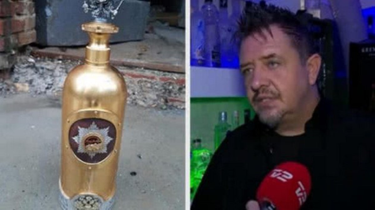 В Копенгагені знайшли порожньою вкрадену пляшку горілки за 1,1 млн євро