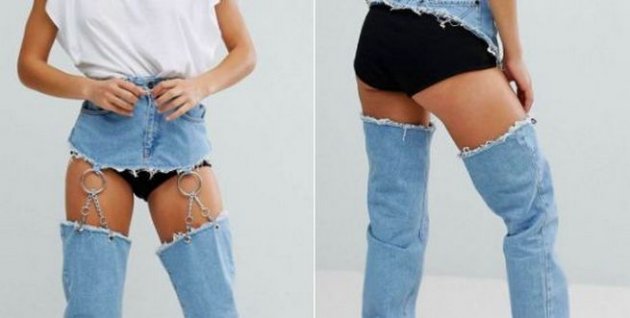В США появились в продаже джинсы без попы