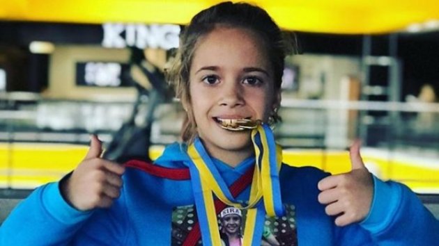 9-летняя украинская боксер ошеломила соцсети роликом с тренировки