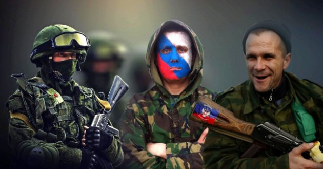 На Донбассе замечен боевик-"контролер"