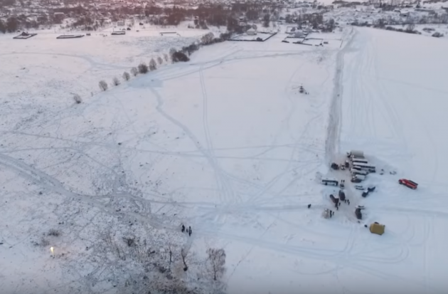 Крушение Ан-148 в Подмосковье: появилось видео с квадрокоптера