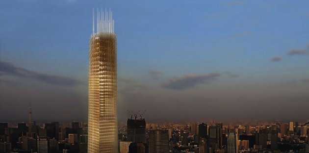В Токио построят первый в мире деревянный 70-этажный небоскреб