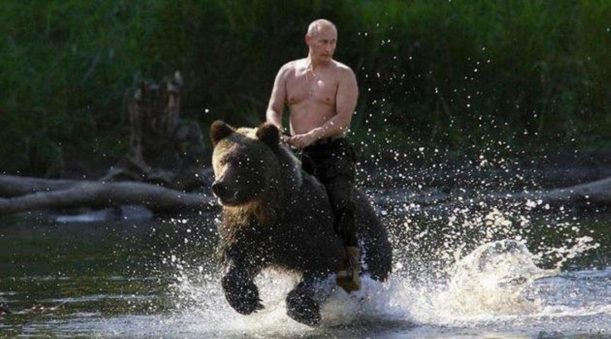 Я скачу на медведе: Путин прокомментировал свои “голые” фото