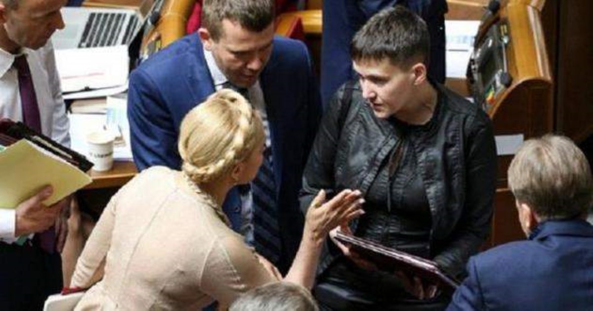 Савченко сделала громкое заявление о переговорах Тимошенко с главарем ДНР