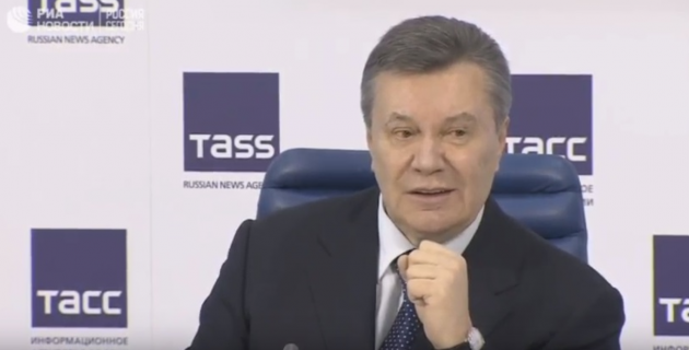 Янукович озвучил причины войны на Донбассе и признался в письме Путину