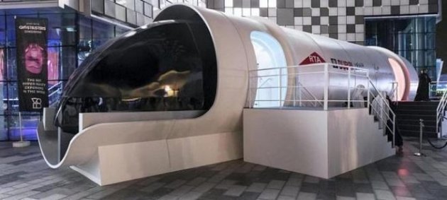 В Дубае показали интерьер сверхсовременного Hyperloop
