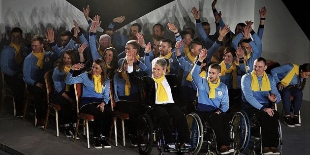 Паралимпийские игры-2018: появилось видео парада сборной Украины