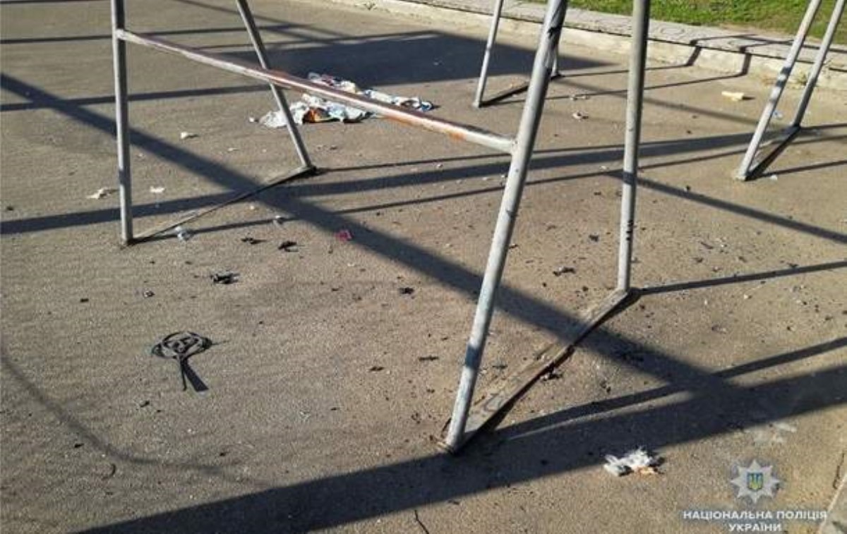 В одном из дворов Киева прогремел взрыв