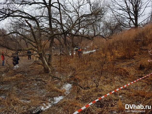 В России посреди Хабаровска рухнул вертолет. Видео