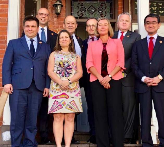 Украина впервые побывала на встрече "Большой семерки"