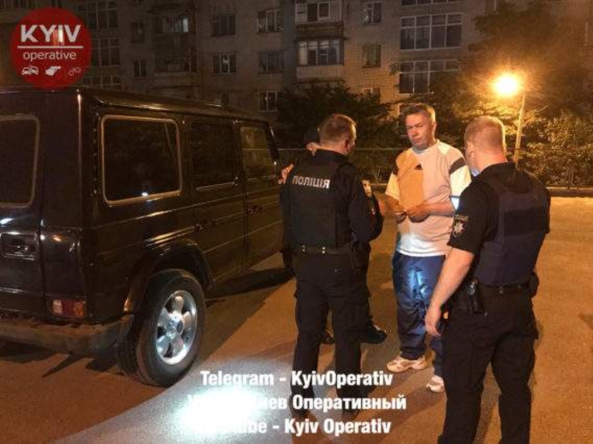 В Киеве экс-нардепа поймали пьяным за рулем. Видео