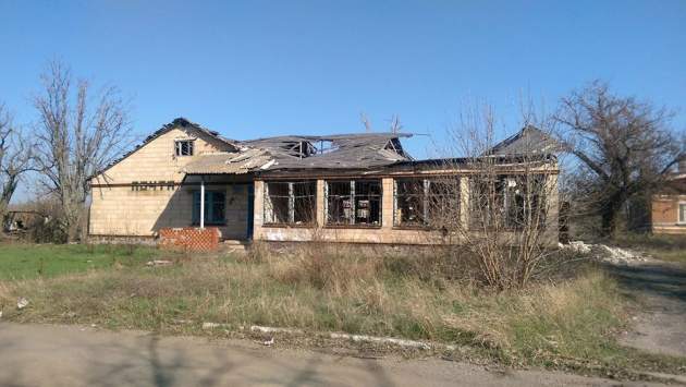 В сети показали фото разрухи на Донбассе