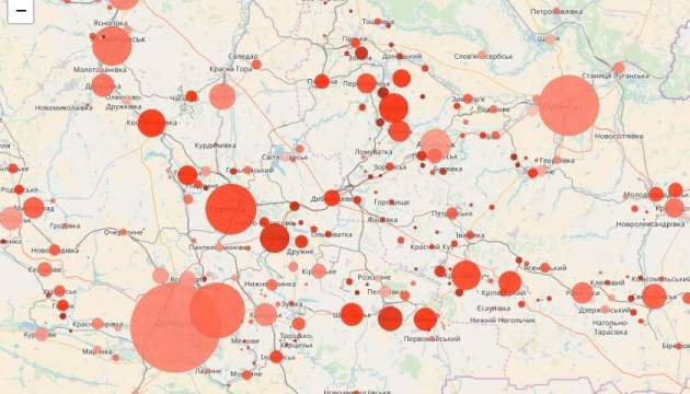 На интерактивной карте показали, как вымирает Донбасс