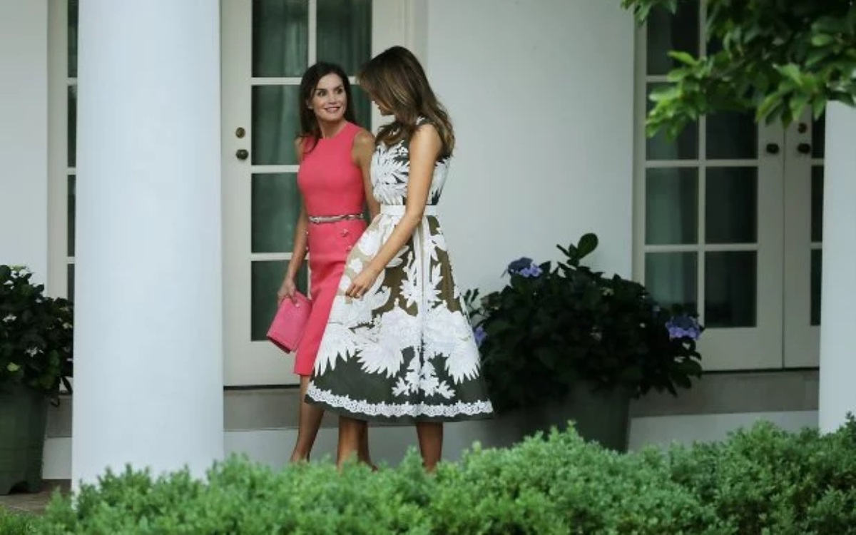 Роскошное платье Мелании Трамп произвело фурор