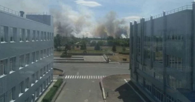 Пожар в Чернобыле: загорелся лес, спасатели тушат 10 га