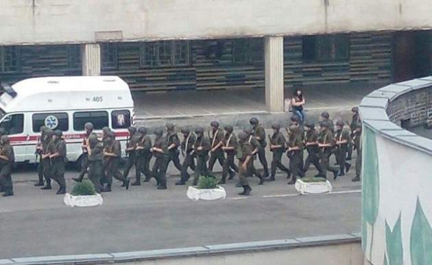В Киеве заметили «зеленых человечков»