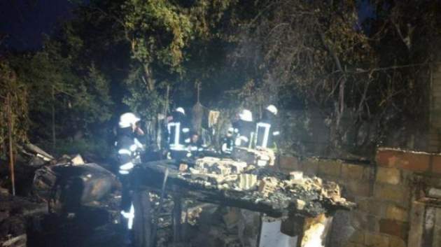 В Киеве сгорел жилой дом: два человека погибли
