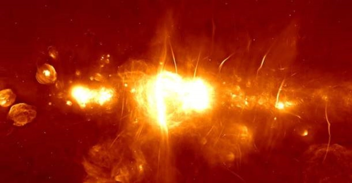 Астрономы впервые "сфотографировали" центр Млечного пути