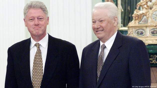 В США опубликовали расшифровку разговора Ельцина и Клинтона о Путине