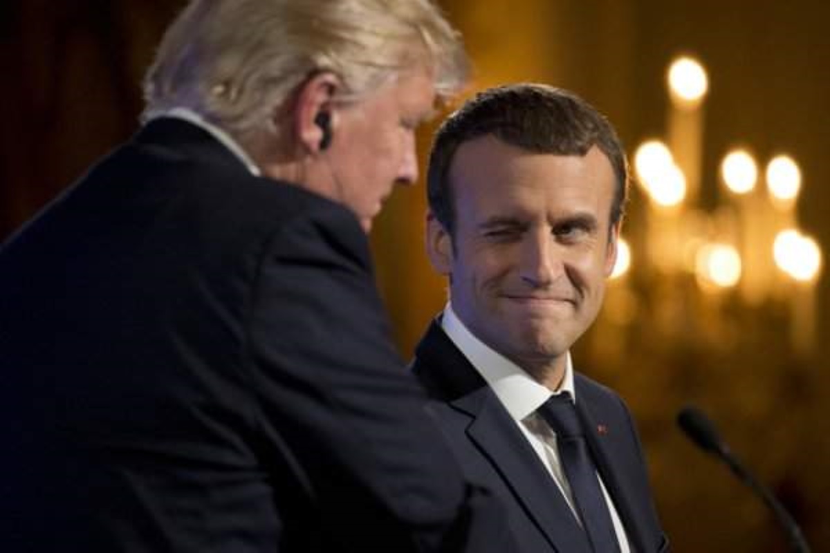 Макрон публично унизил Трампа в Париже