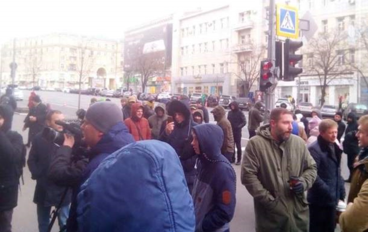 Харьковчане протестуют из-за отсутствия отопления
