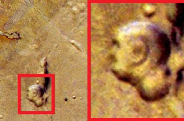 На Марсе обнаружили отчетливое изображение «Будды»