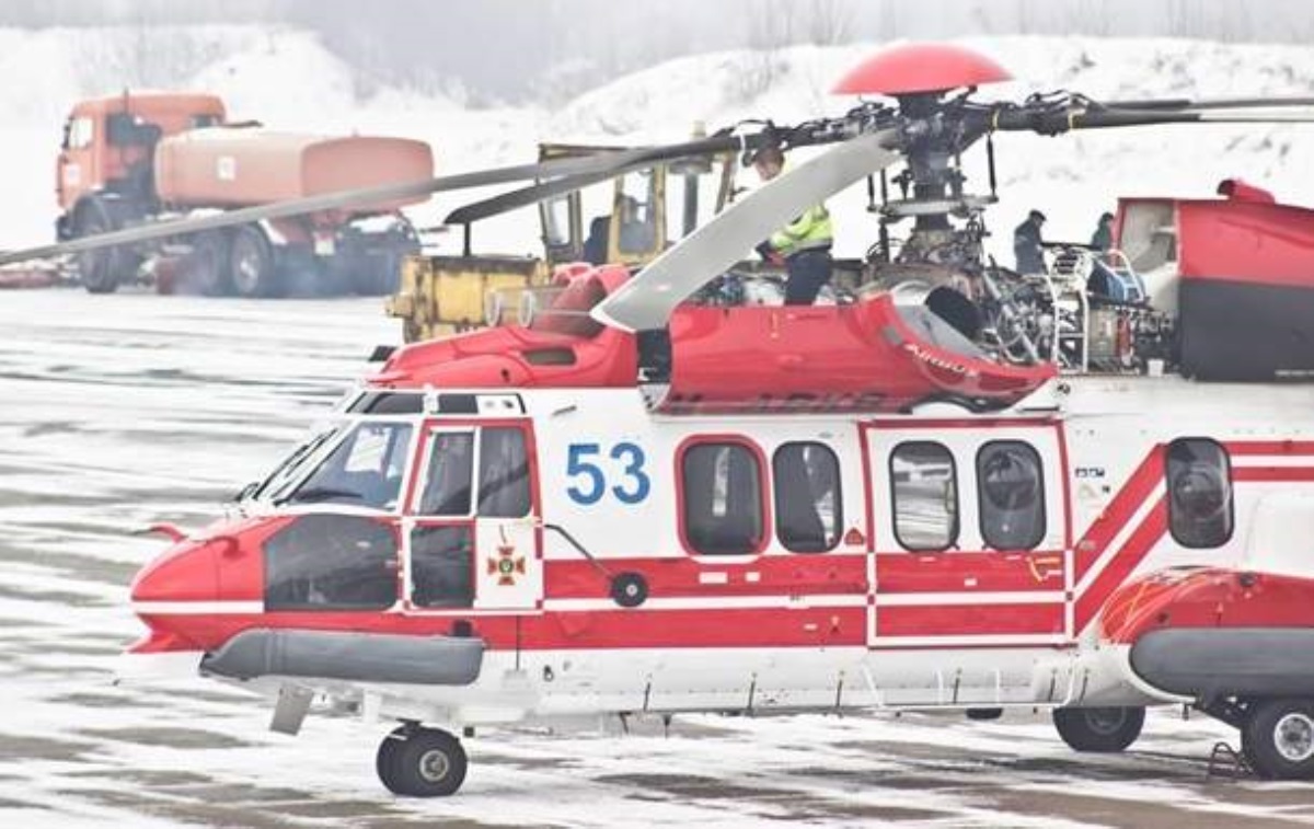 В Украину прислали очередной французский вертолет. Фото